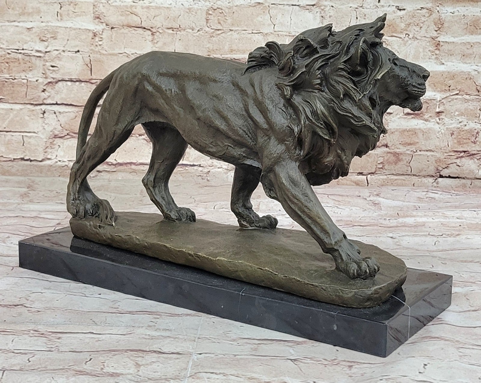Collectible Edition: Milo`s Male Lion King - Signed Bronze Sculpture Sale