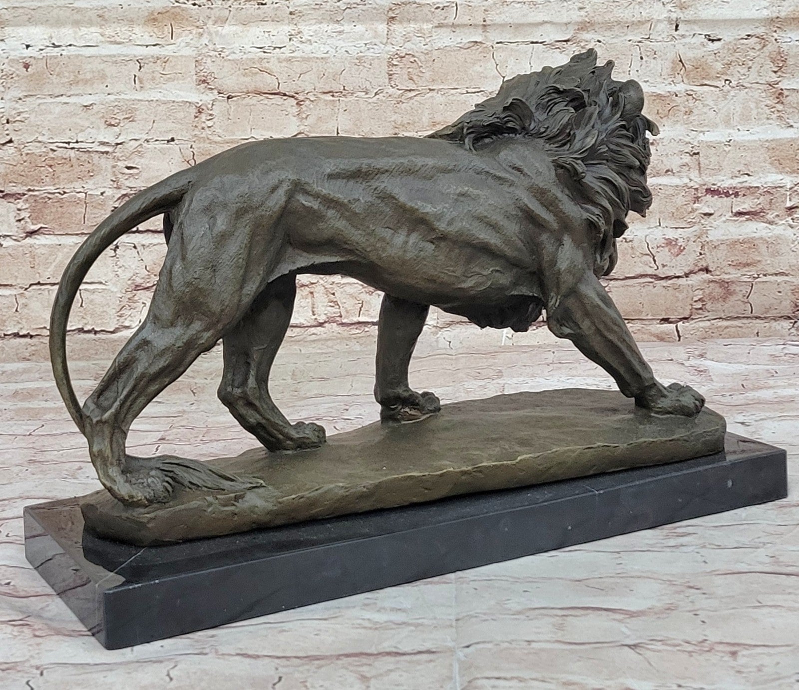 Collectible Edition: Milo`s Male Lion King - Signed Bronze Sculpture Sale