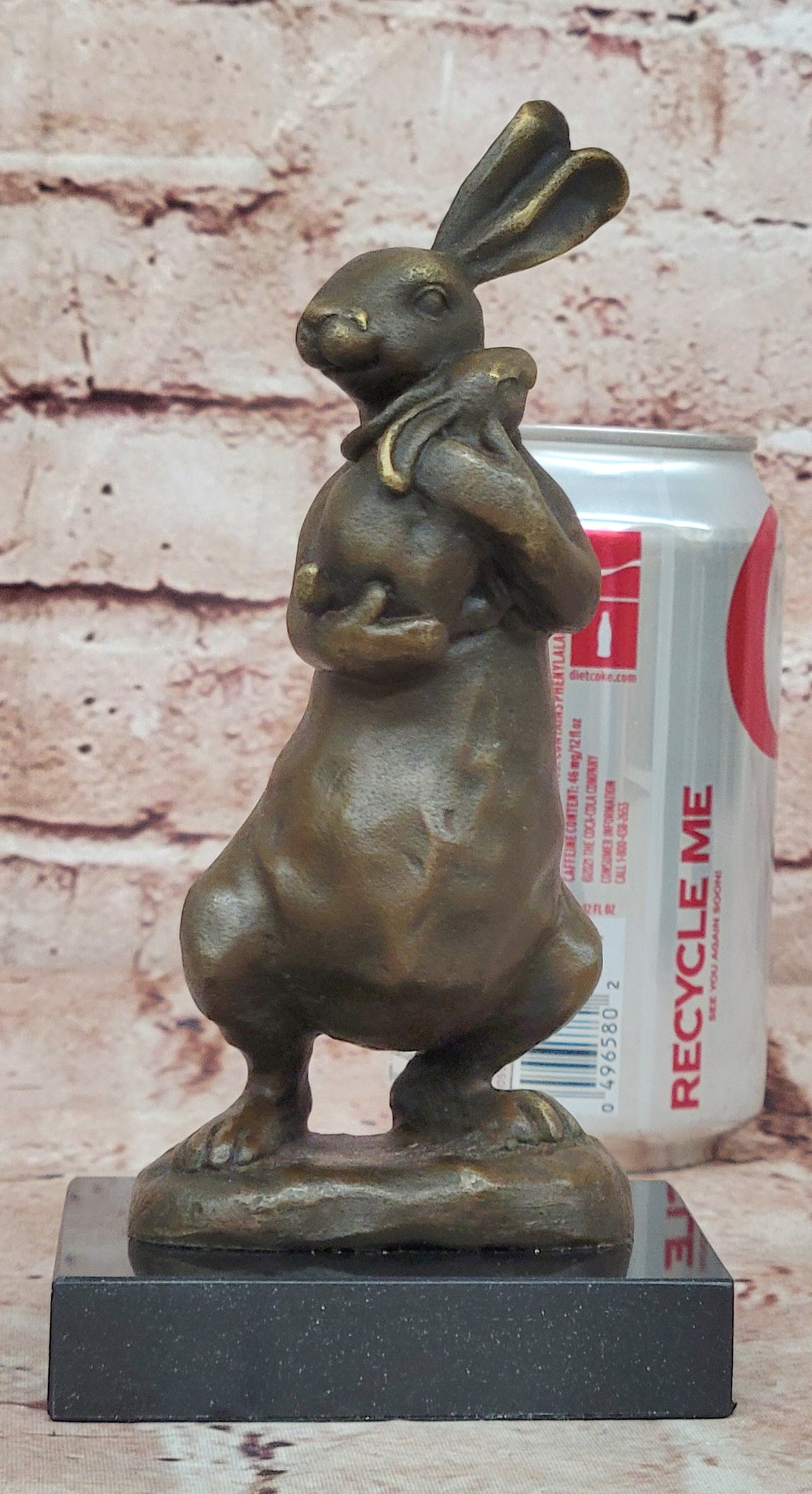 Vienna Bronze Rabbit w Baby Bronze Sculpture Statue Mother`s Day Special Figure