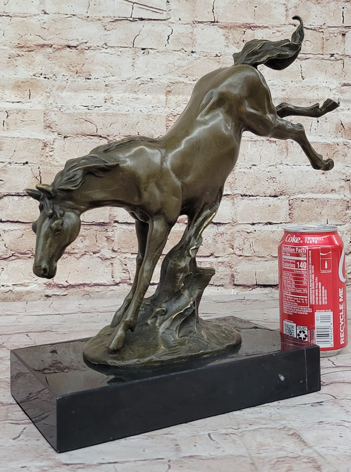 Running Horse Statue Animal Figurine Sculpture Decor Bronze Hand Made Decoration