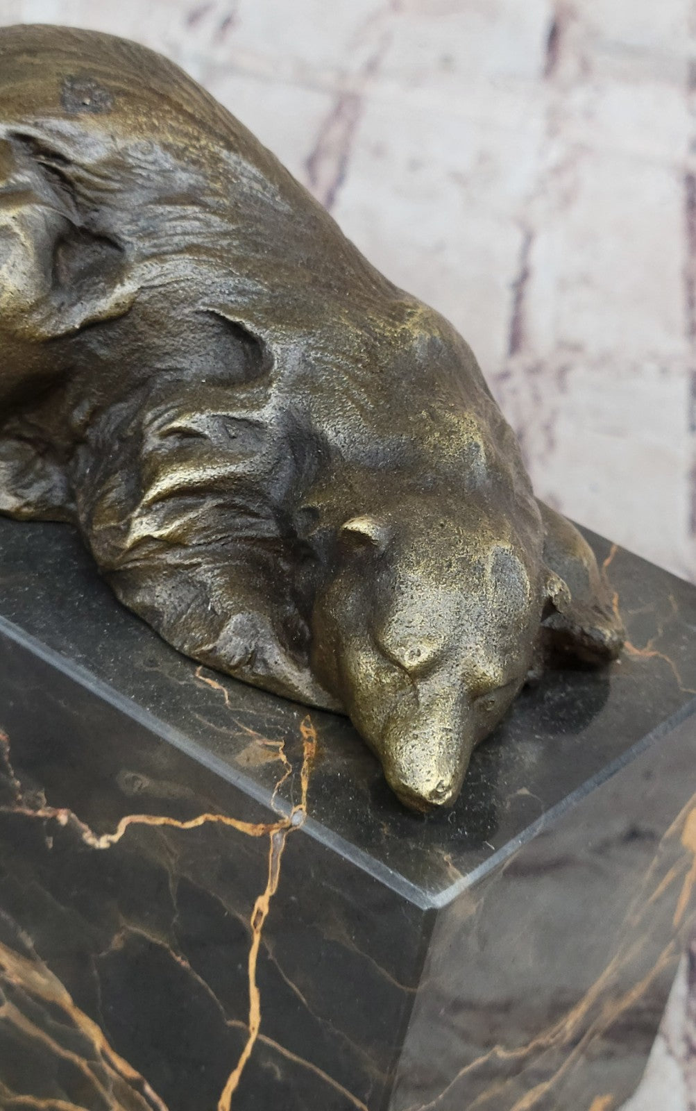 Polar Bear Bronze Sculpture Art Deco Statue Figurine Figure Deco Lostwax Art