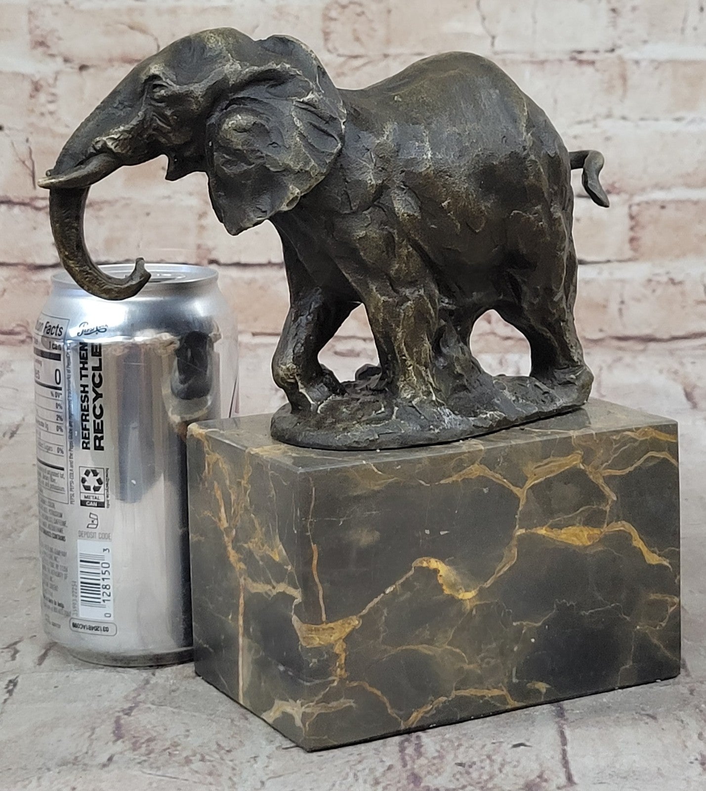 Art Deco Wildlife Elephant by Milo Bronze Hot Cast Sculpture Statue Figurine
