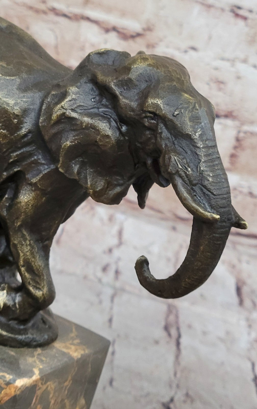 Art Deco Wildlife Elephant by Milo Bronze Hot Cast Sculpture Statue Figurine