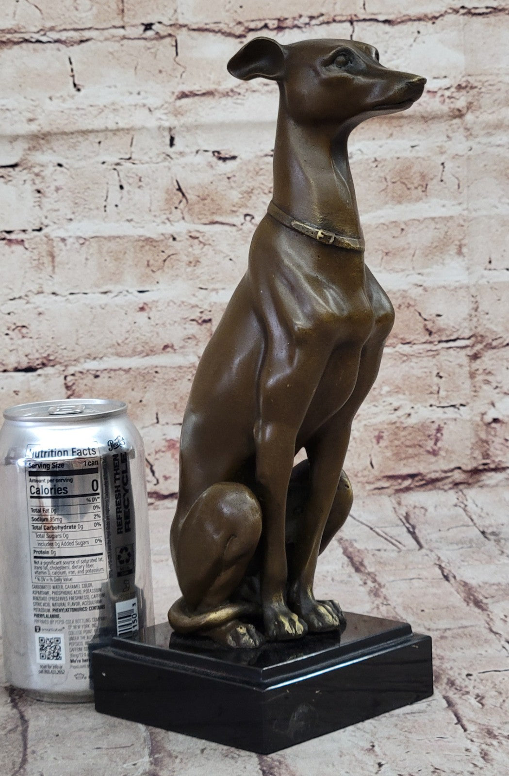 Greyhound Bronze French Artist Baryet Bronze Greyhound Sculpture Figurine Figure