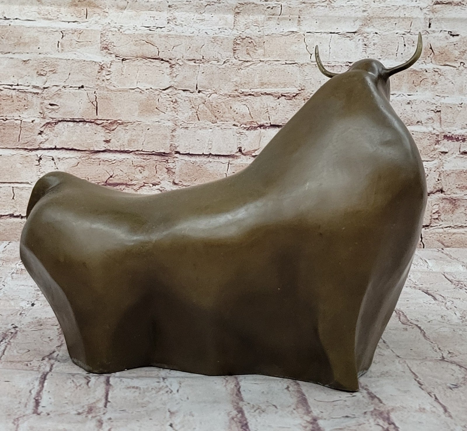 Handcrafted Hot Cast Botero Bull Bronze Masterpiece Museum Quality Work