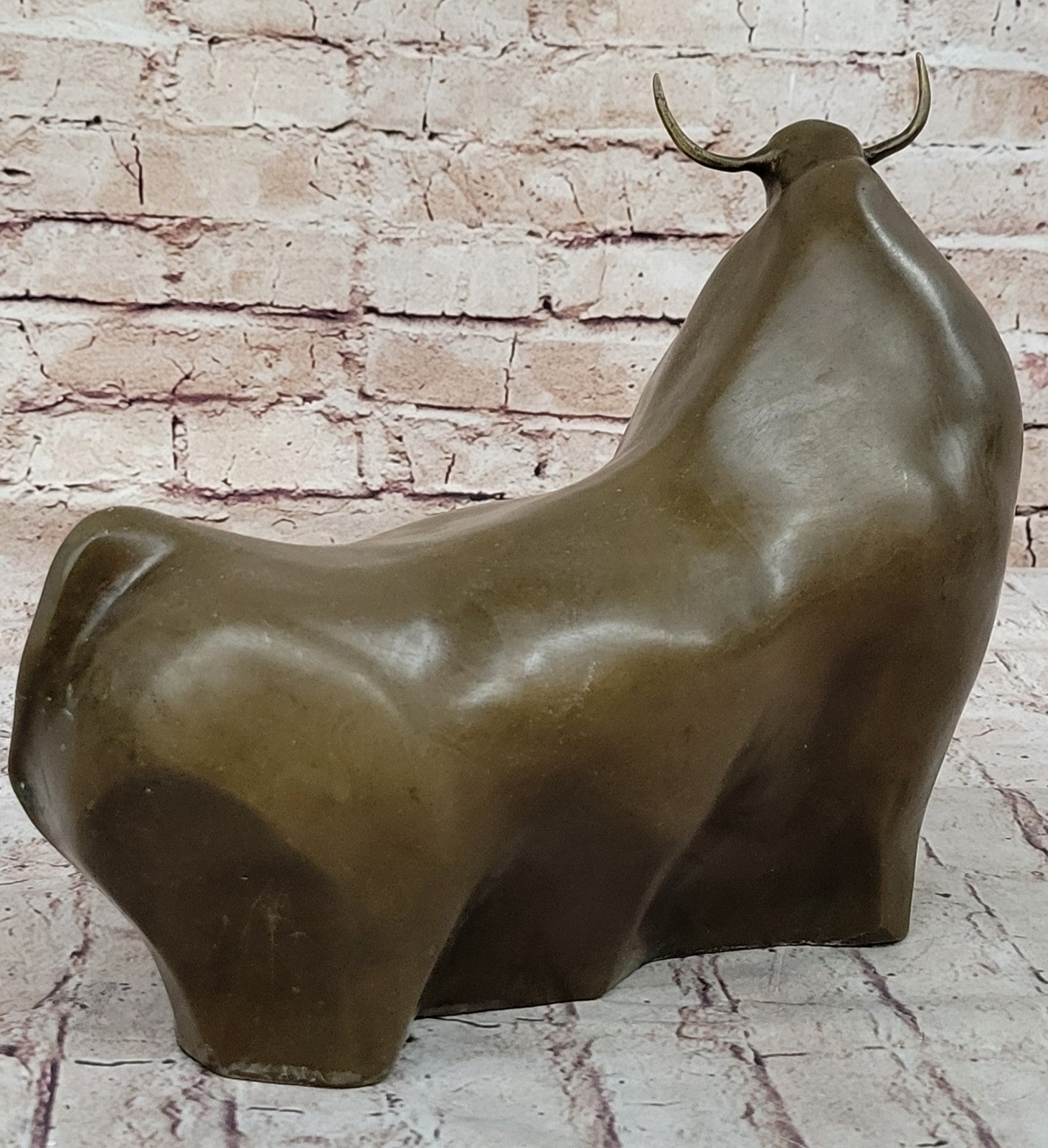 Handcrafted Hot Cast Botero Bull Bronze Masterpiece Museum Quality Work