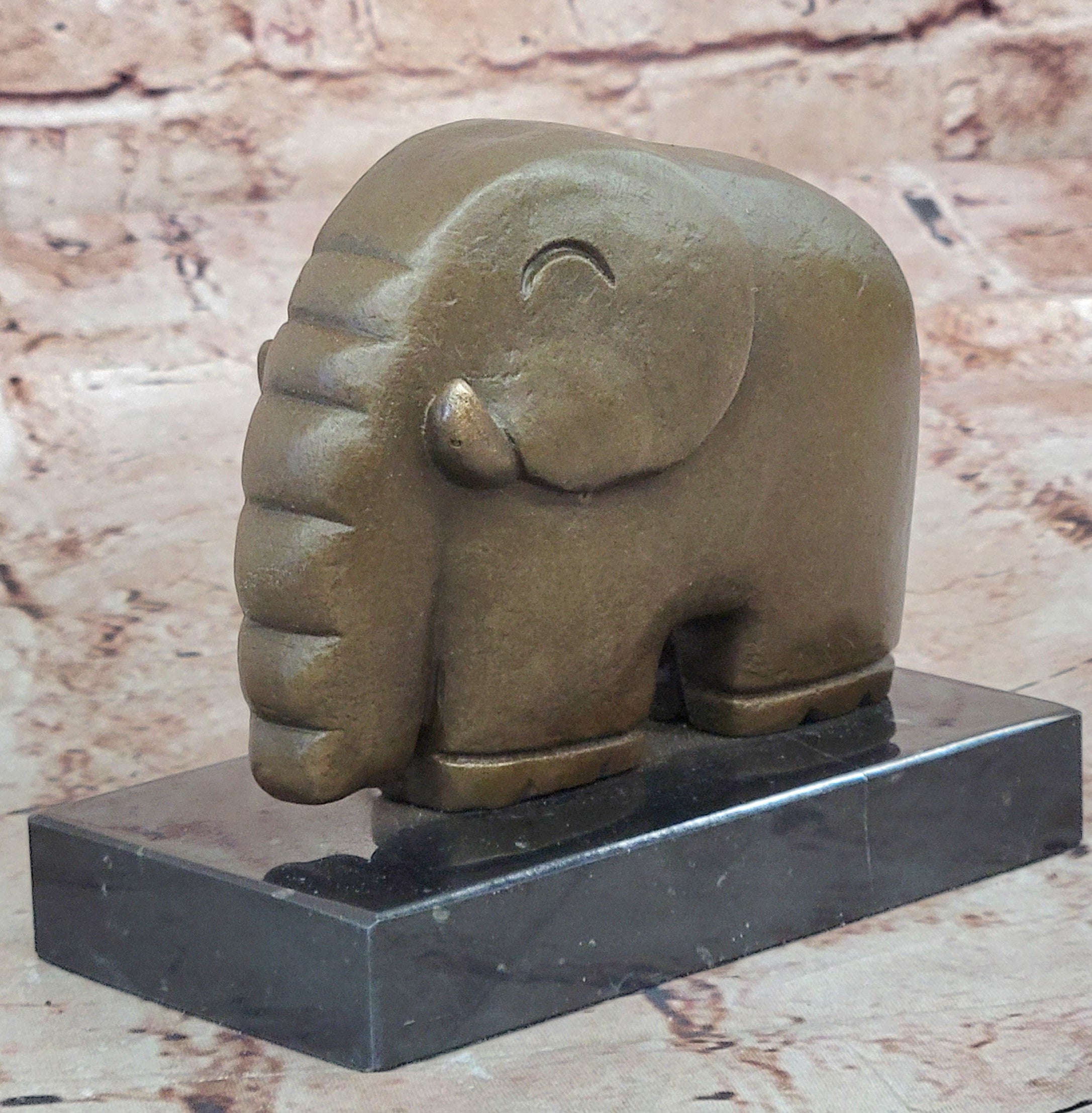 Hot Cast Salvador Dali Abstract Modern Art Elephant Bronze Sculpture Figurine NR