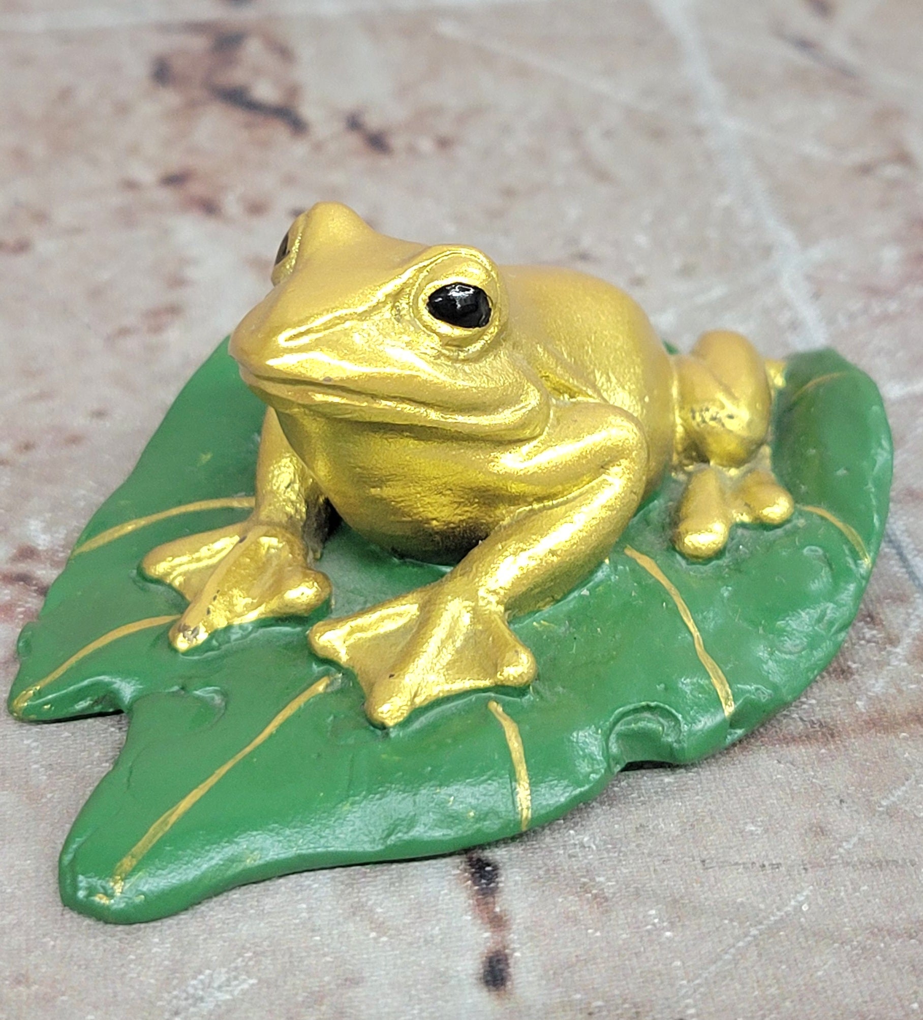 Hand Made Milo Vienna Bronze Frog Sculpture Paper Holder Home Décor