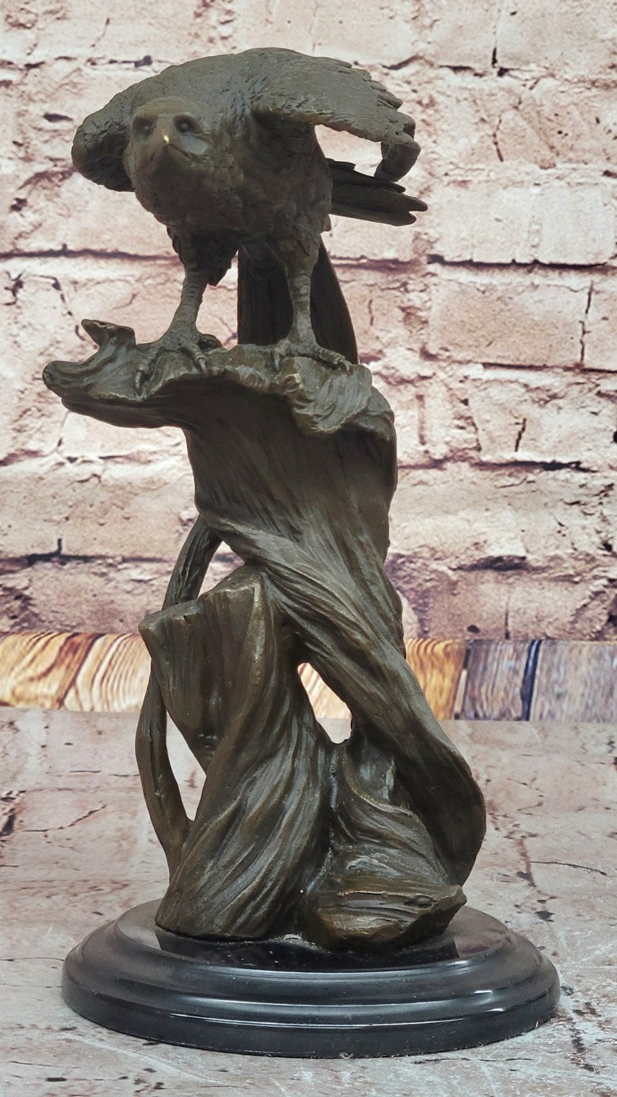 Eagle Bronze Sculpture - Classic Wildlife Art - Collector’s Edition Figurine Figure