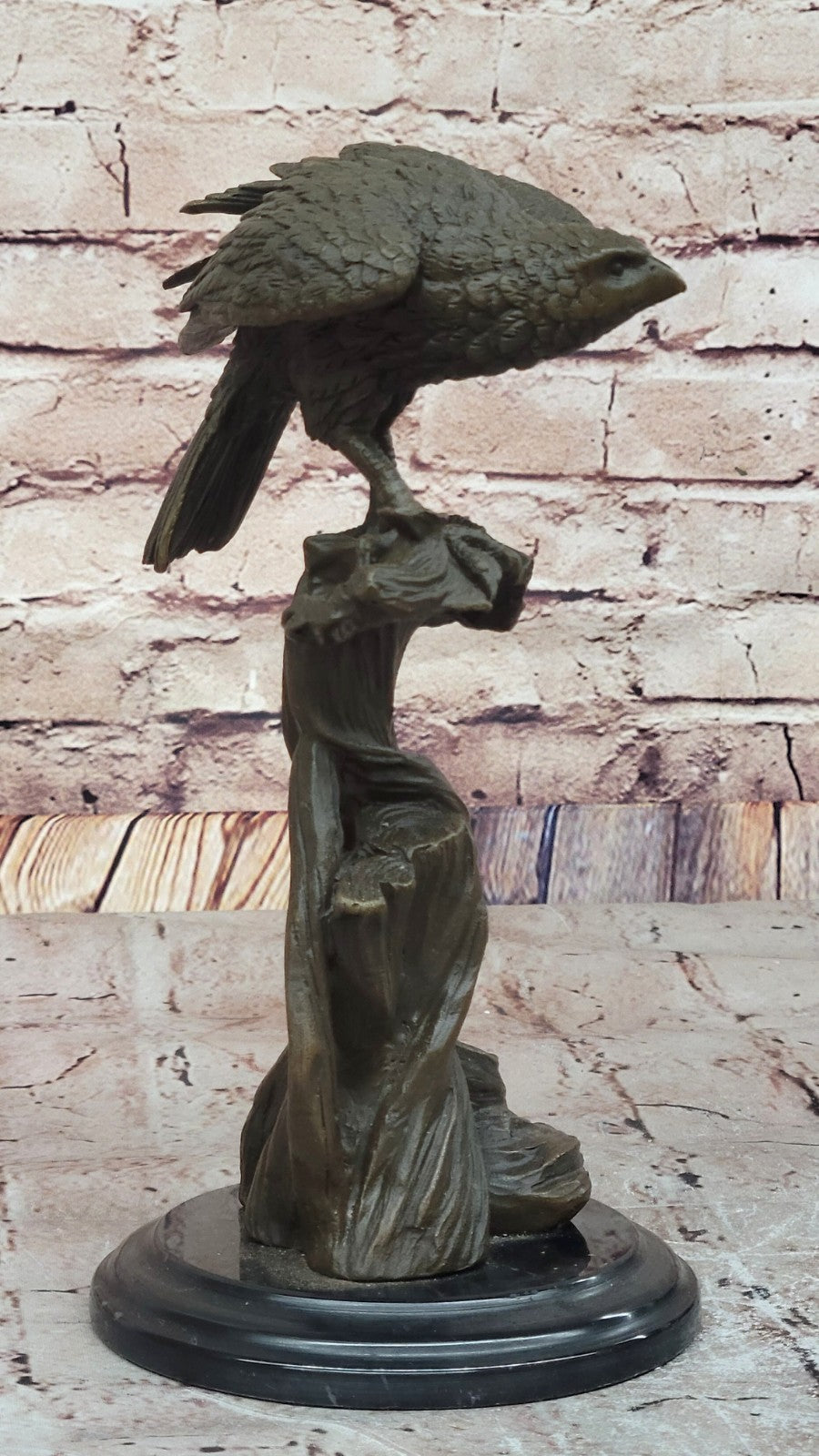 Eagle Bronze Sculpture - Classic Wildlife Art - Collector’s Edition Figurine Figure