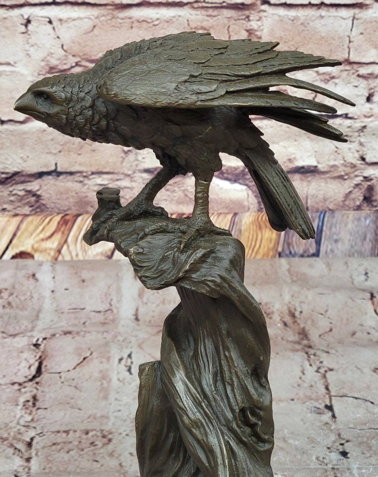 Eagle Bronze Sculpture - Classic Wildlife Art - Collector’s Edition Figurine Figure