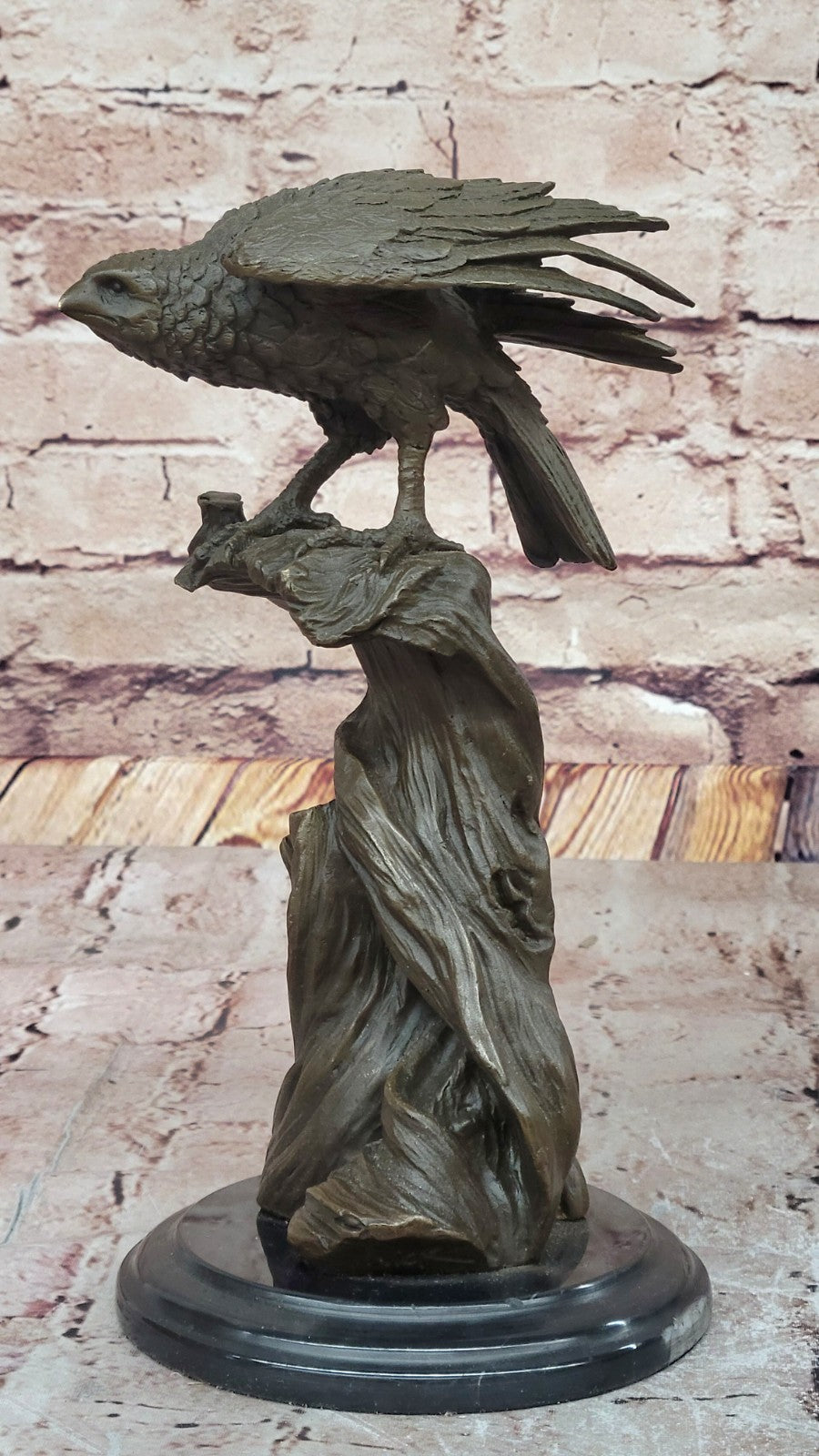 Eagle Bronze Sculpture - Classic Wildlife Art - Collector’s Edition Figurine Figure