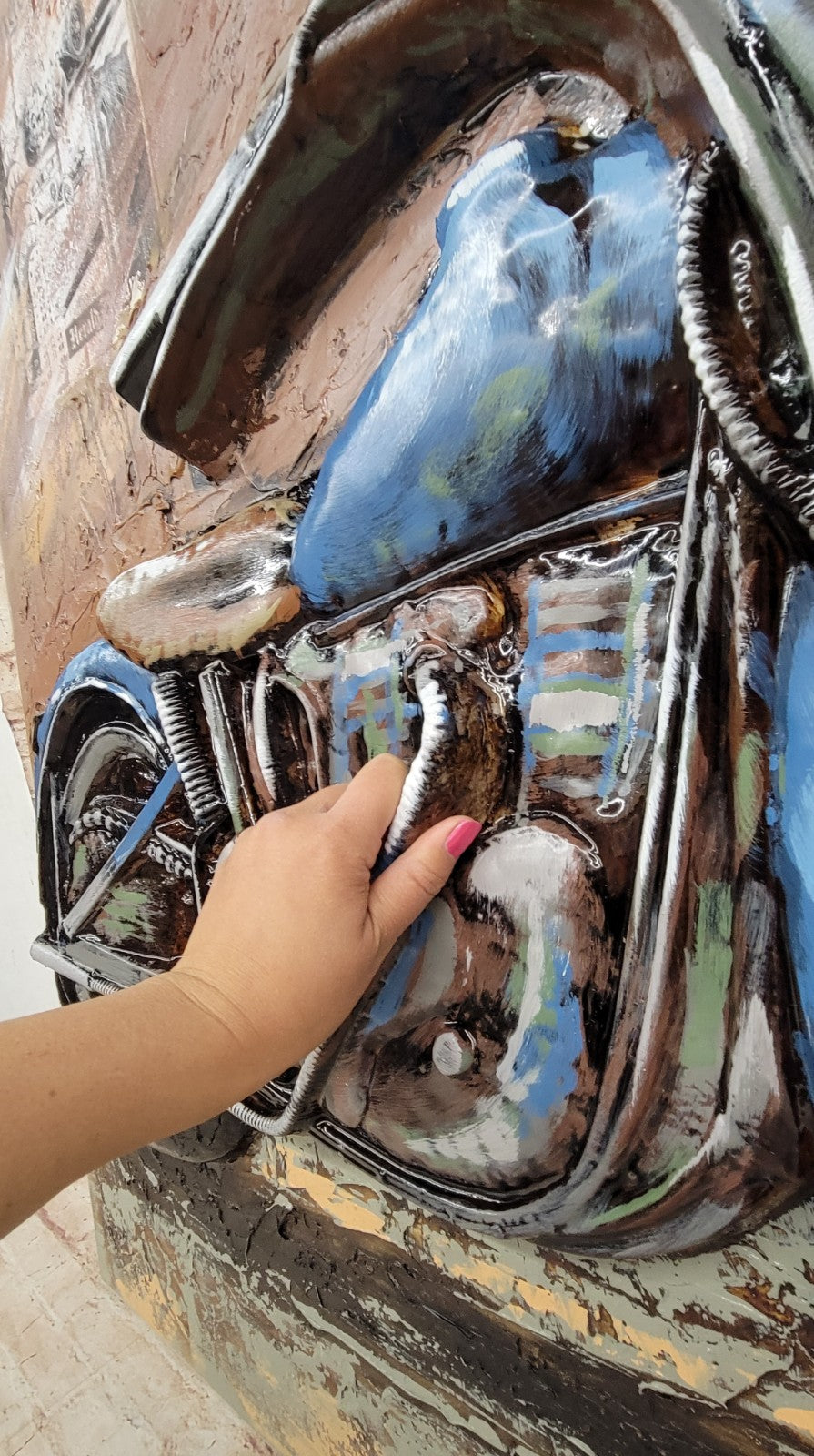 Amazing 3d motorcycle metal wall artwork Harley Davidson wall decor painting