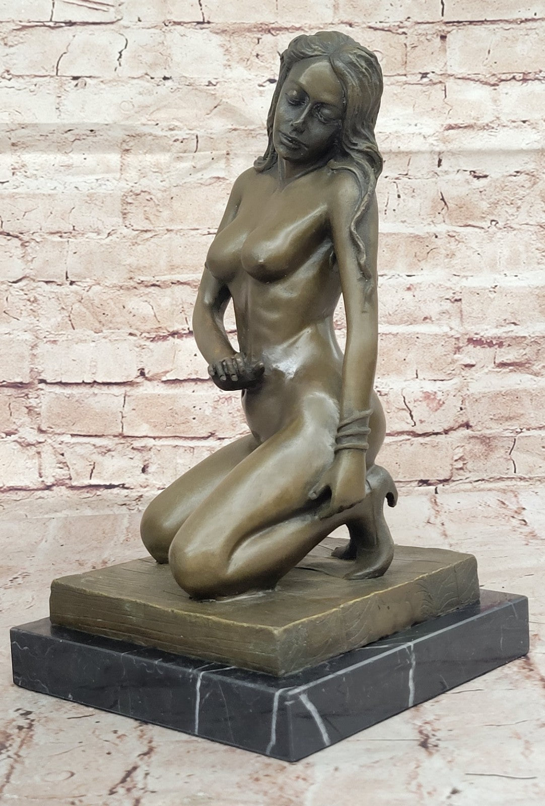 Buy John Koch Bronze Nude Lady Sculpture – Handcrafted Erotic Fine Art for Home or Office