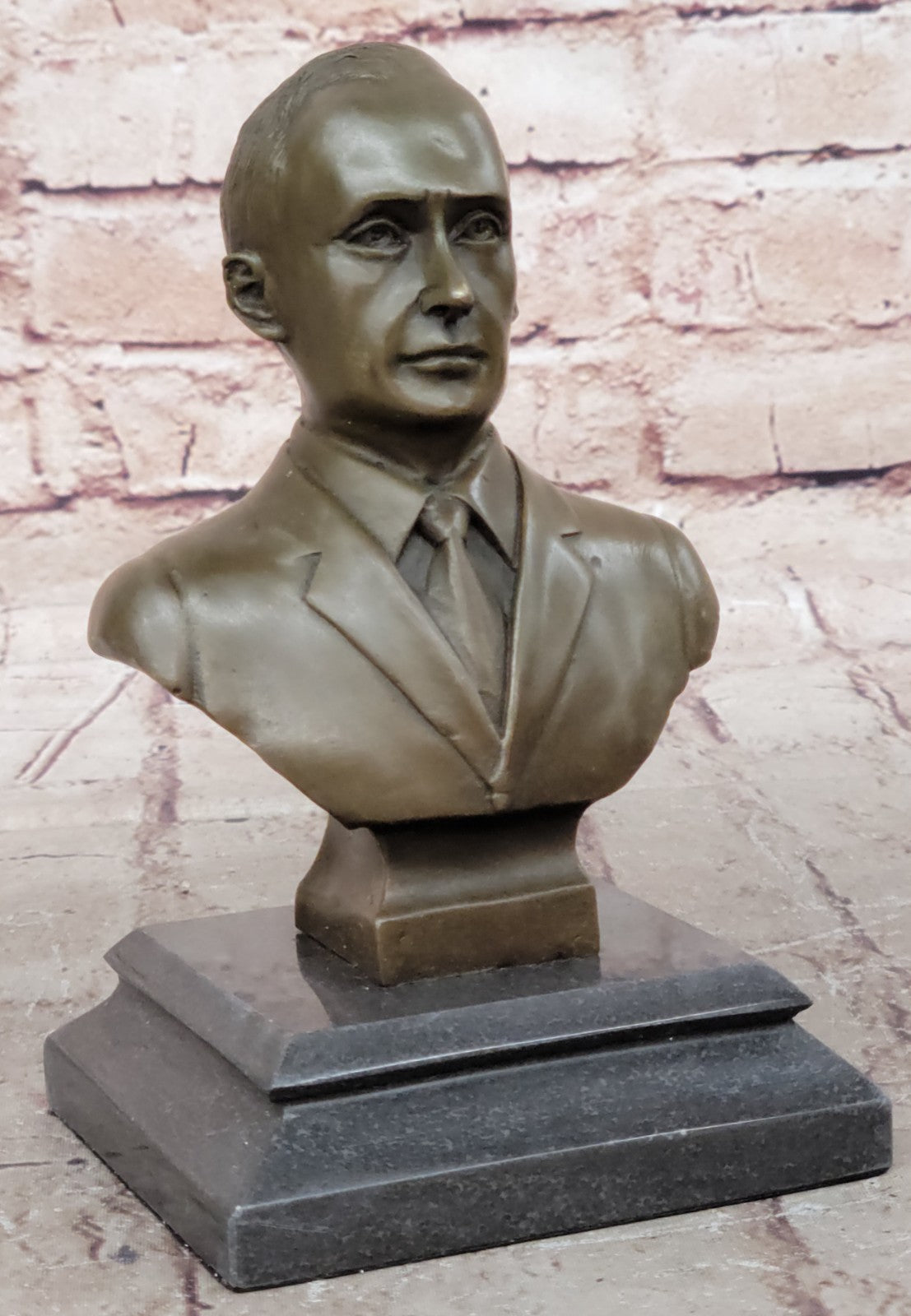 Signed Original Mavchi Hot Cast Putin Russian President Bronze Sculpture Gift