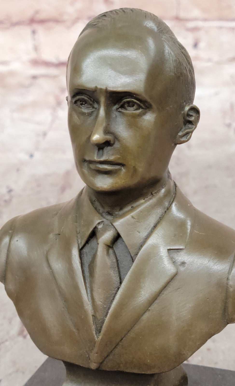 Signed Original Mavchi Hot Cast Putin Russian President Bronze Sculpture Gift