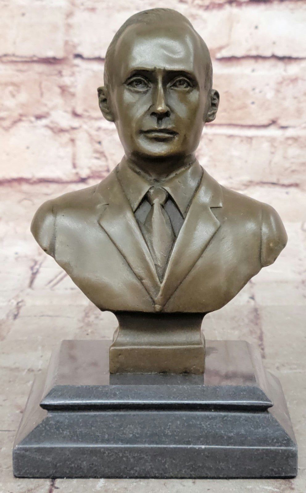 Signed Original Mavchi Hot Cast Putin Russian President Bronze Sculpture Gift