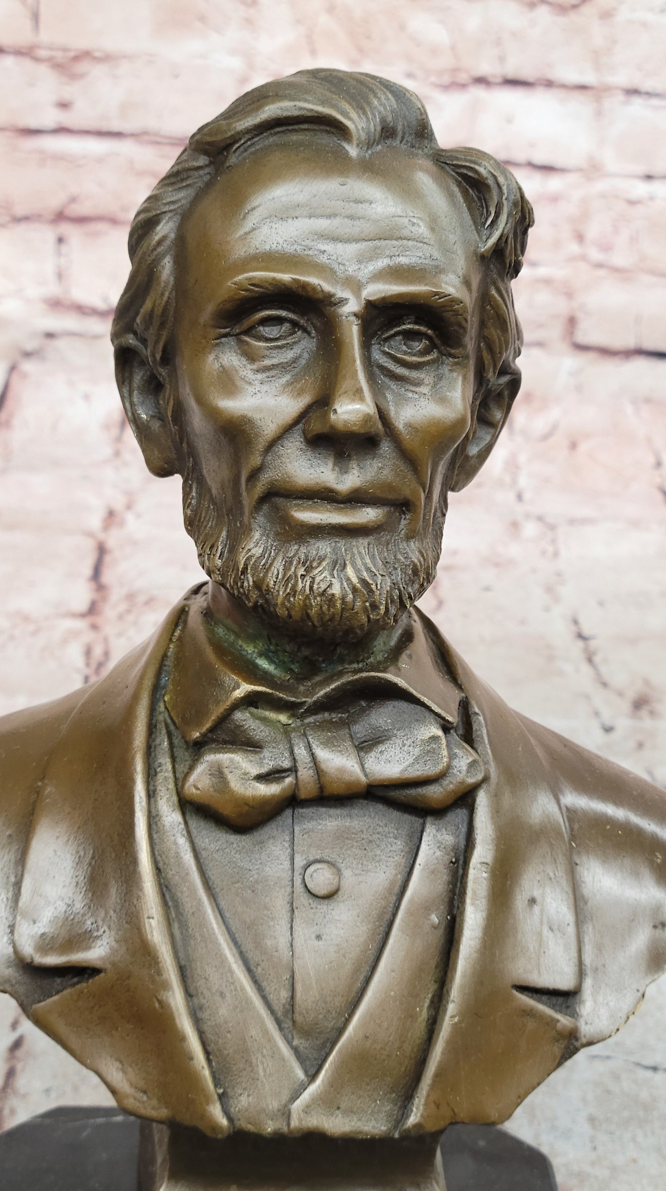 Bronze Abraham Lincoln Abe Presidential Bust Civil War Gettysburg DC art Rare