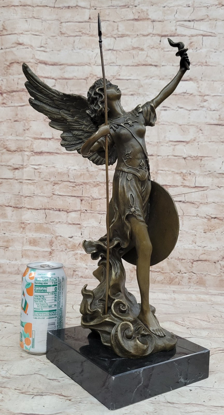 Handcrafted bronze sculpture SALE Myt Victory Of Angel Nike Archangels Tall