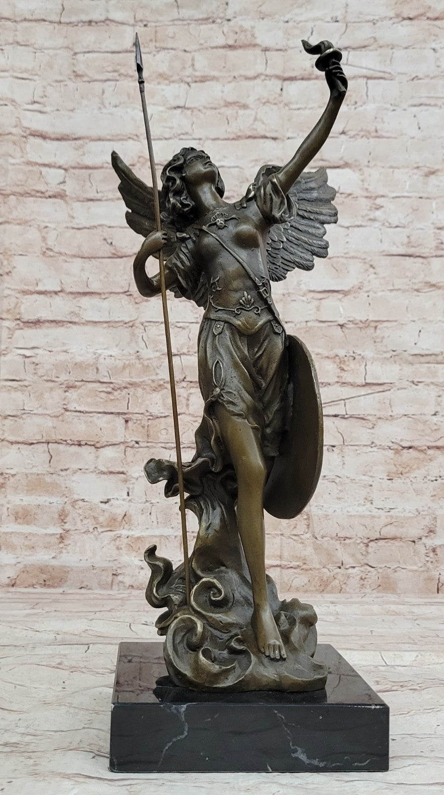 Handcrafted bronze sculpture SALE Myt Victory Of Angel Nike Archangels Tall