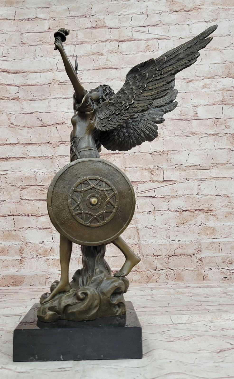 Handcrafted bronze sculpture SALE Myt Victory Of Angel Nike Archangels Tall