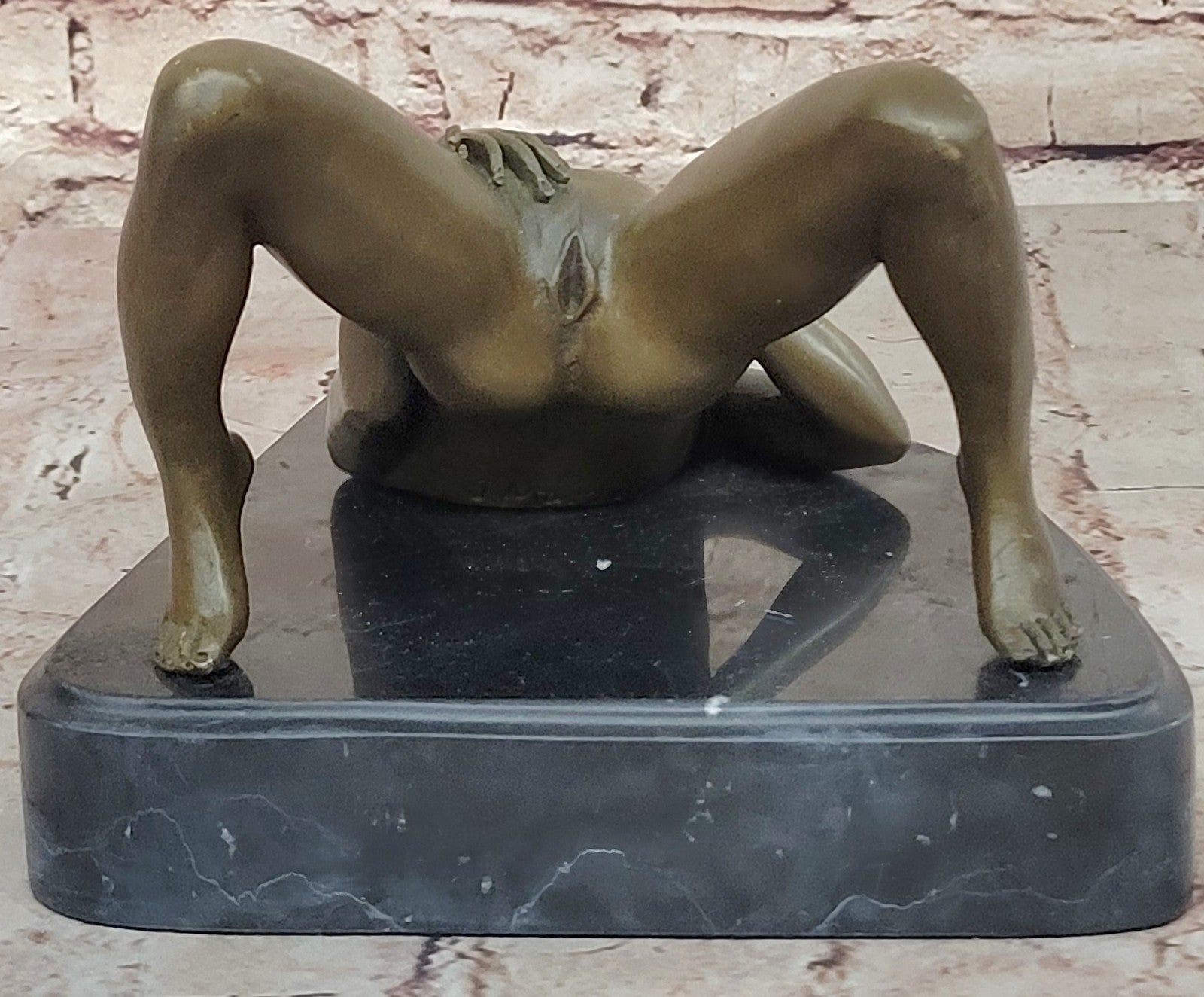 POPULAR BRONZE SCULPTURE NUDE GIRL FRENCH STATUE SIGNED ORIGINAL FIGURINE SALE