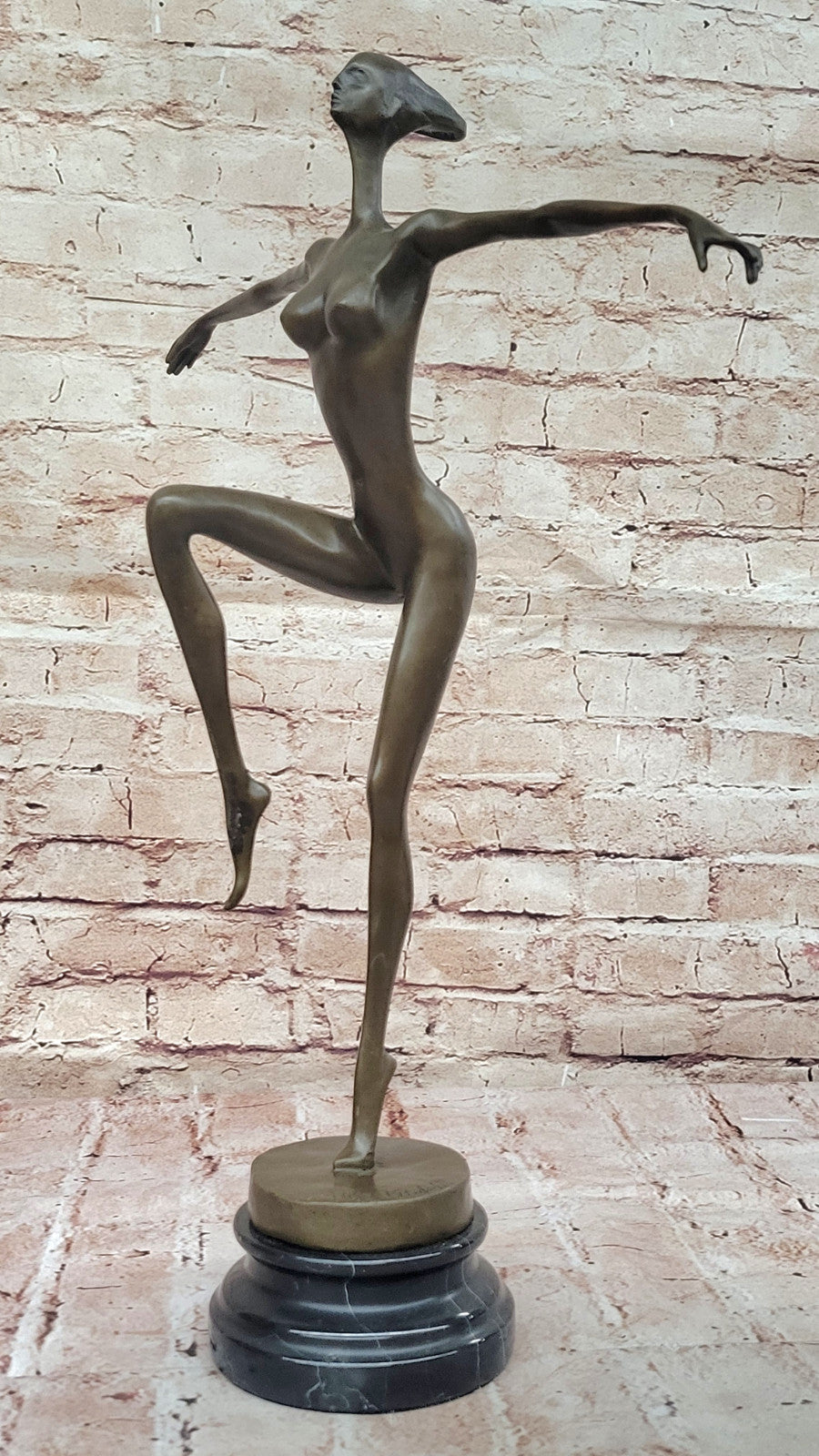 Original Bronze Sculpture of Abstract Woman by Vitaleh – Collectible Art Figurine