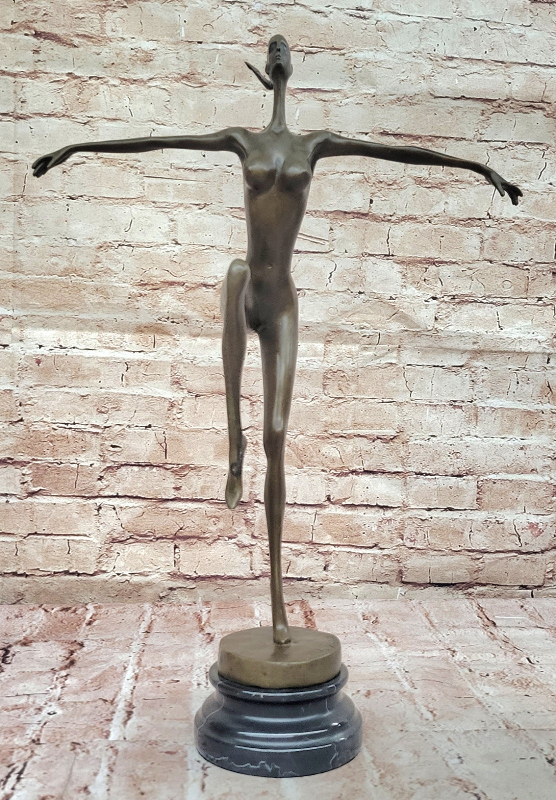 Original Bronze Sculpture of Abstract Woman by Vitaleh – Collectible Art Figurine