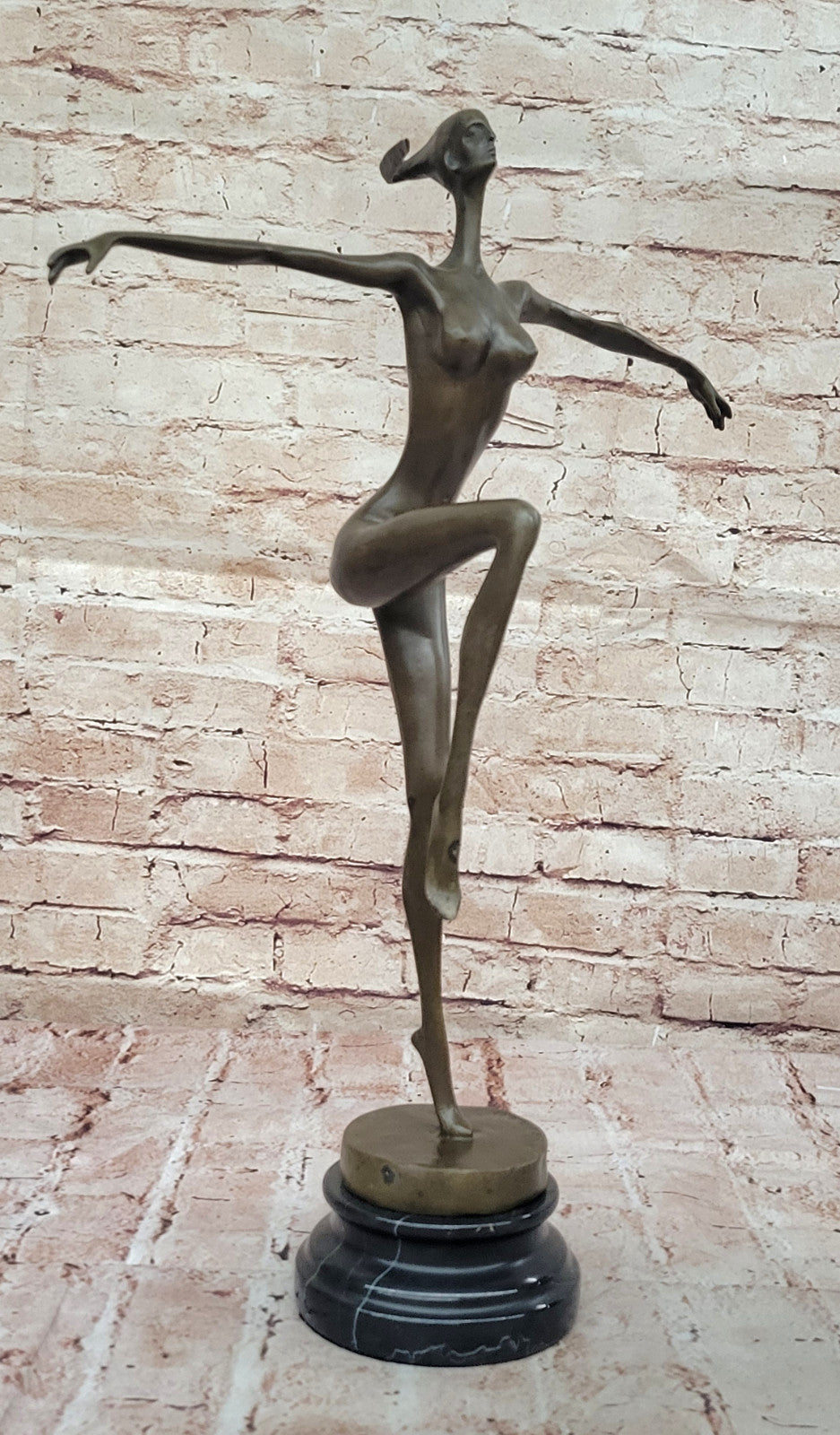 Original Bronze Sculpture of Abstract Woman by Vitaleh – Collectible Art Figurine