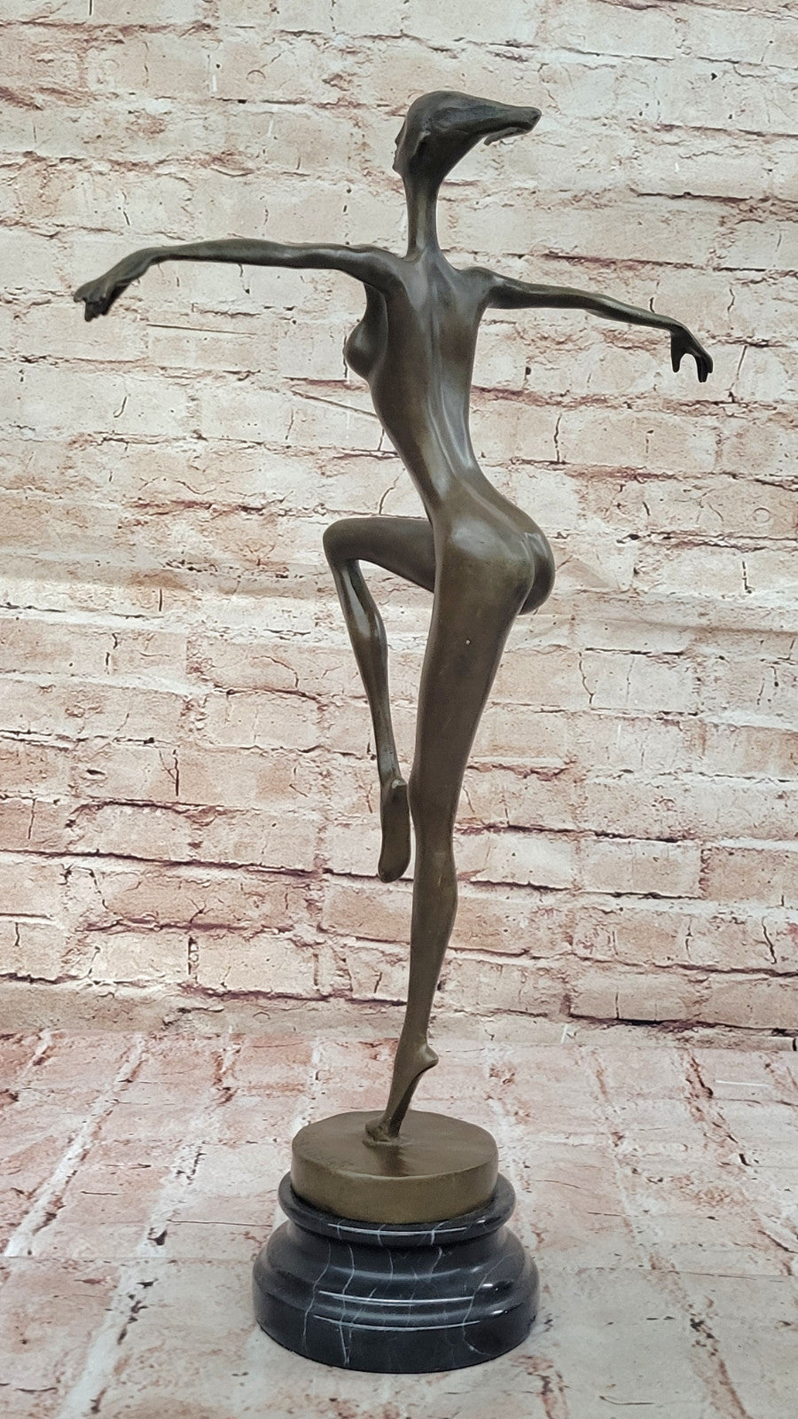 Original Bronze Sculpture of Abstract Woman by Vitaleh – Collectible Art Figurine