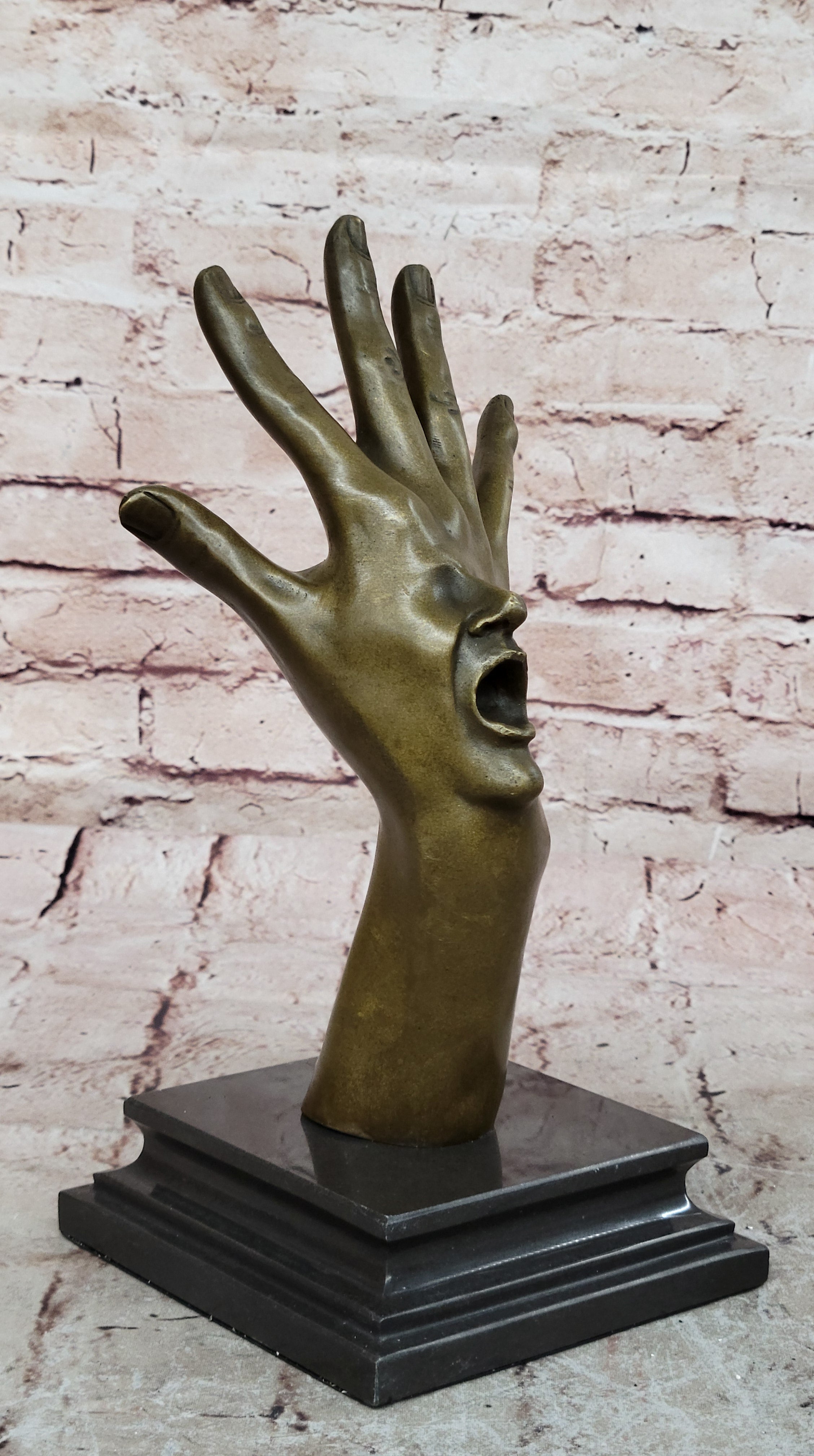 Bronze Sculpture Hand Made Detailed Face Hot Cast Figurine Figure Decor Sale