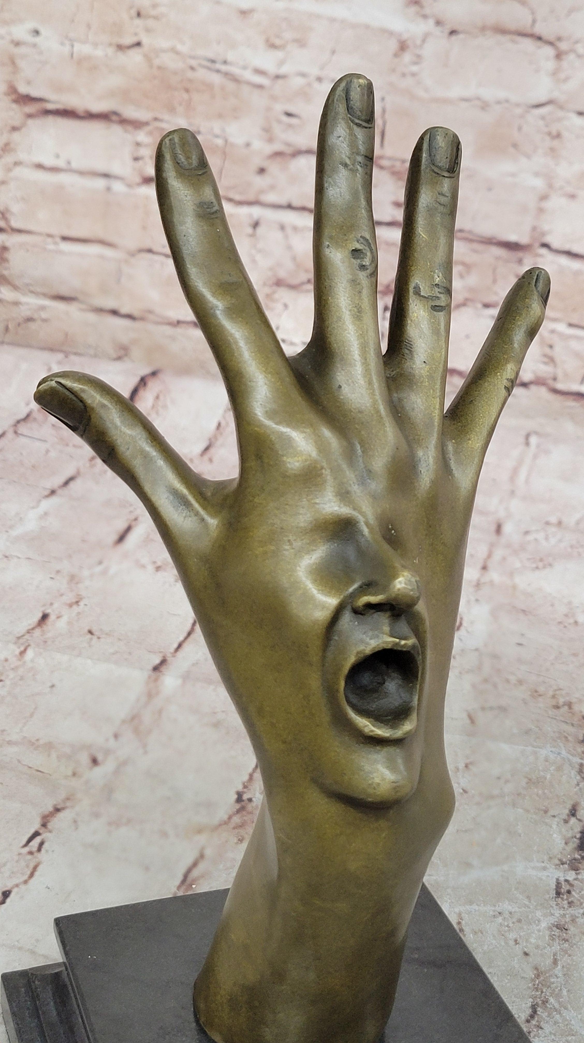 Bronze Sculpture Hand Made Detailed Face Hot Cast Figurine Figure Decor Sale