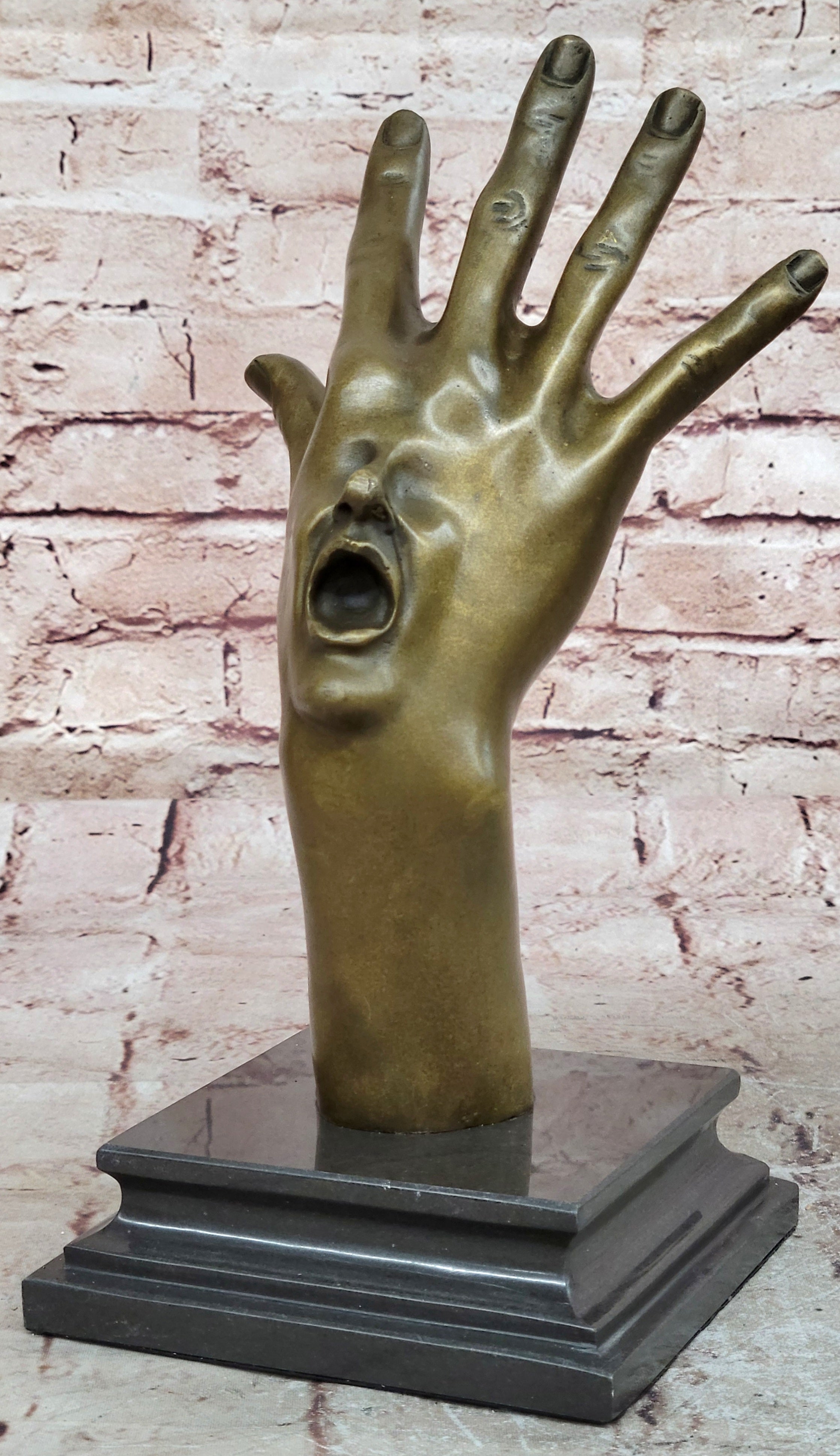 Bronze Sculpture Hand Made Detailed Face Hot Cast Figurine Figure Decor Sale