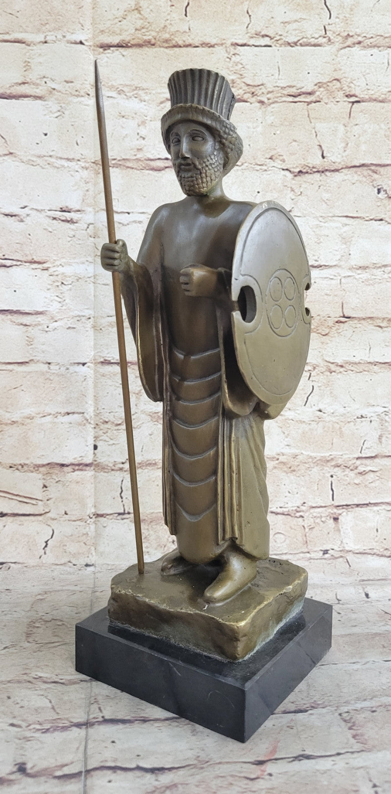Handcrafted bronze sculpture SALE Marble Kanaev King Persian Great The Cyrus Art