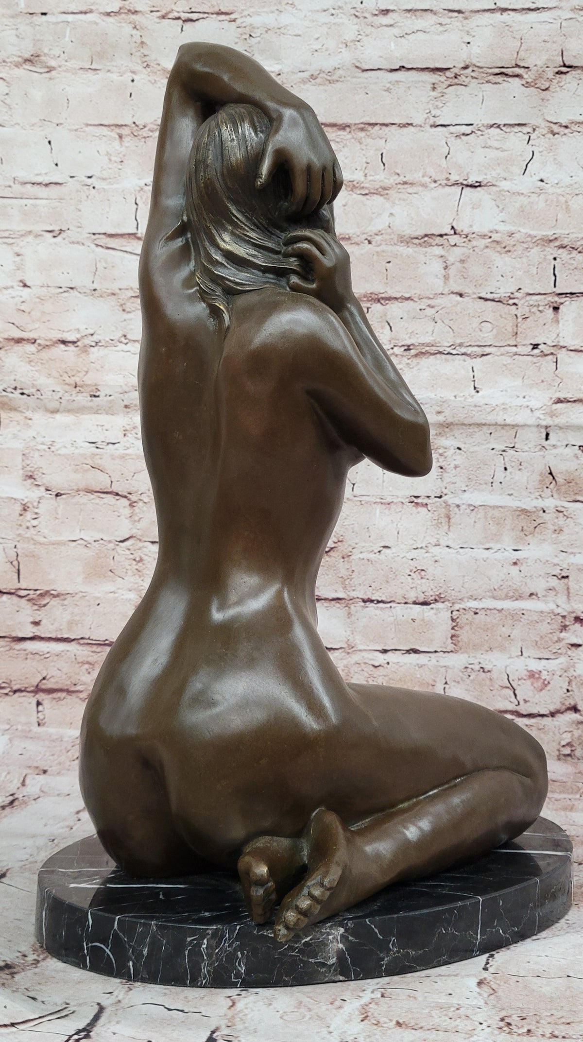 Hot Cast Museum Quality Huge Nude Woman Sculpture Lost Wax Method Figurine