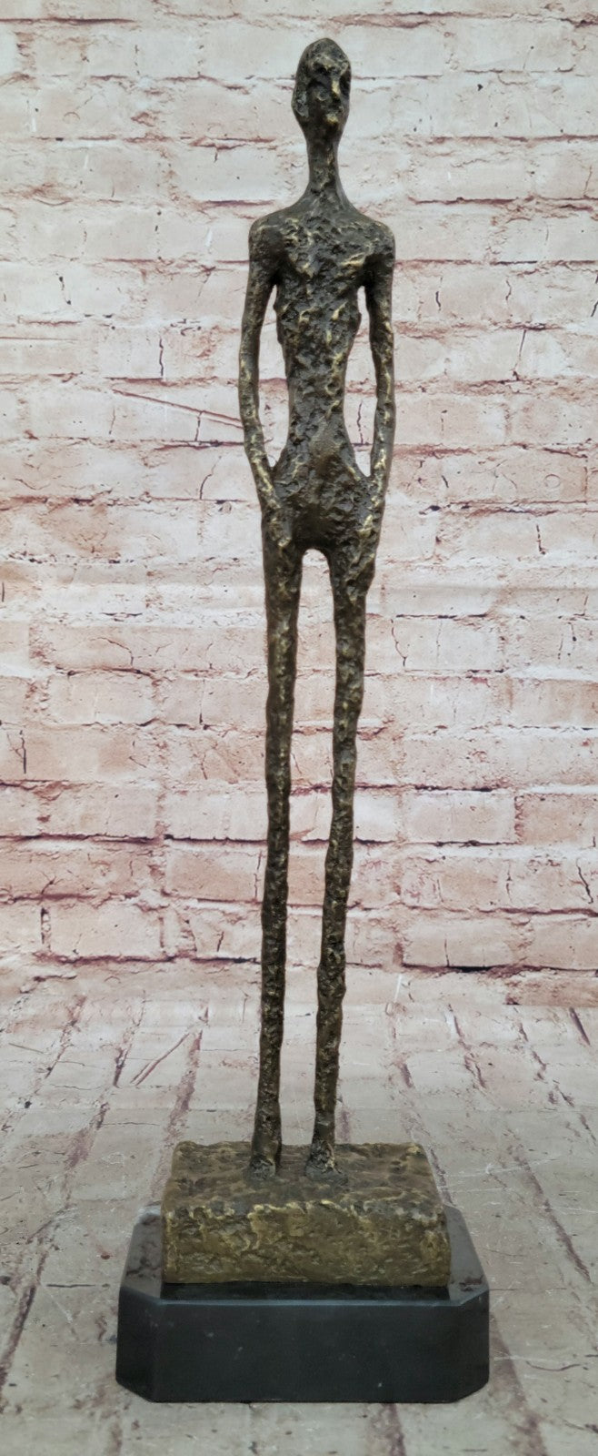 Bronze Sculpture European Made by Lost Wax Method Nude Man Hand Made Statue