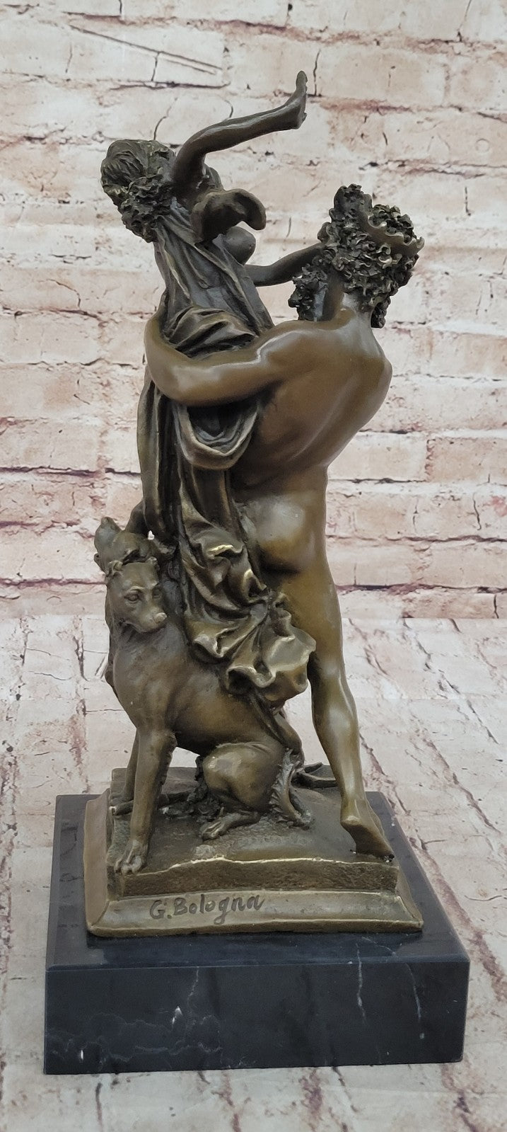 Bronze Greek Myth Sculpture Hades with Persephone Collectible Fine Artwork Art