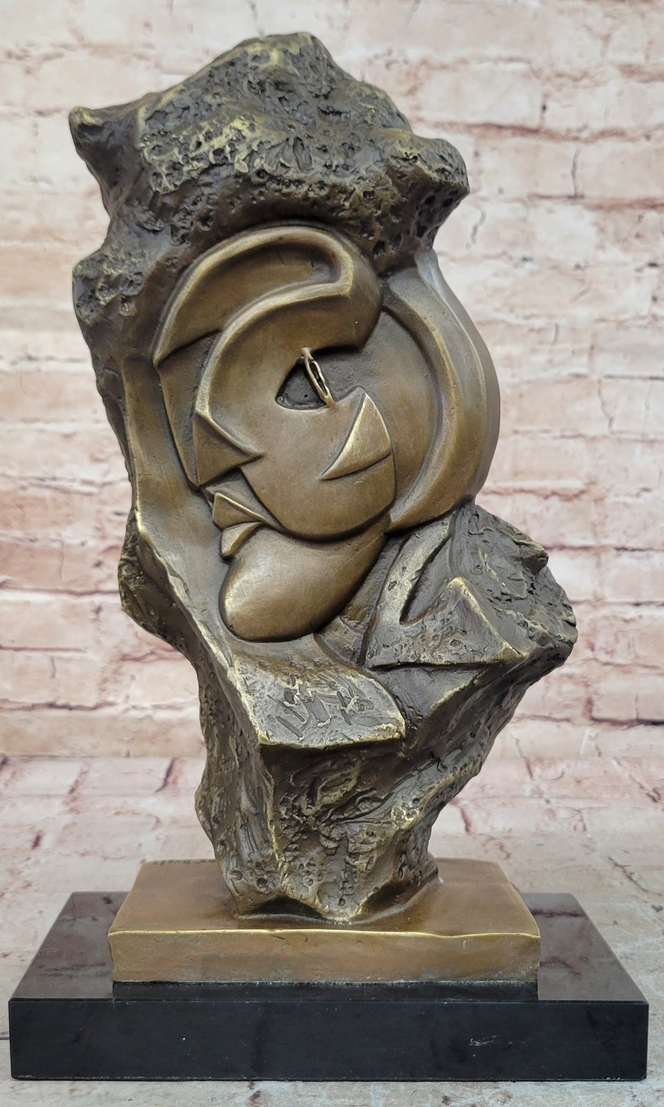 Handcrafted bronze sculpture SALE Art Modern Abstract Signed Salvador Dali