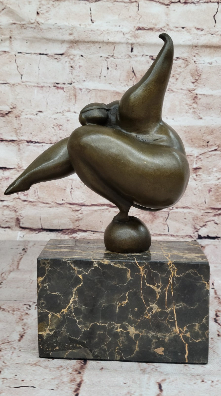 ABSTRACT SOLID BRONZE*DANCER*SCULPTURE FRENCH MILO MID CENTURY MODERNIST SALE