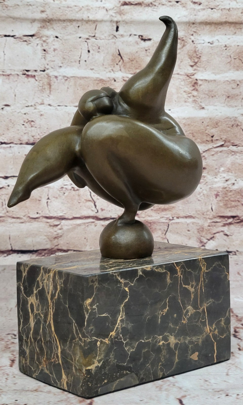 ABSTRACT SOLID BRONZE*DANCER*SCULPTURE FRENCH MILO MID CENTURY MODERNIST SALE
