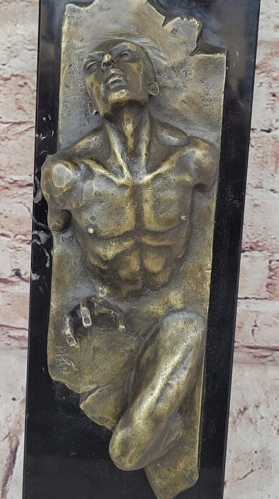 Modern art bronze man 3D Dimensional sculpture Hot Cast Figurine Sale