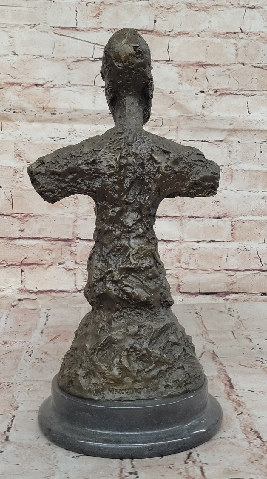 Commetti Bust of Diego Modern Art Abstract Mid century Masterpiece Bronze Art