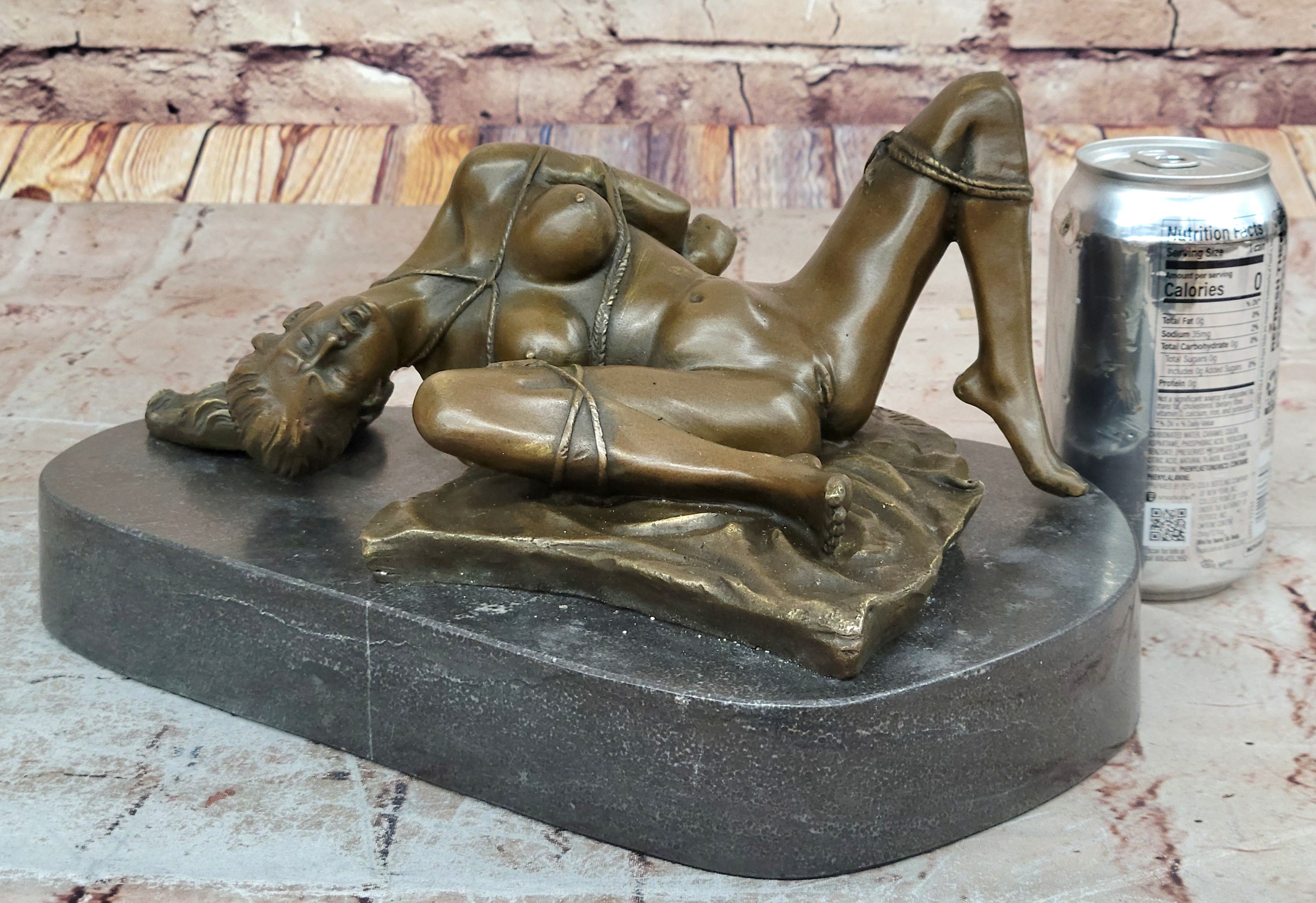 EROTIC CLASSIC ARTWORK NUDE GENUINE HOTCAST BRONZE STATUE GIRL FIGURE SEE ITEMS