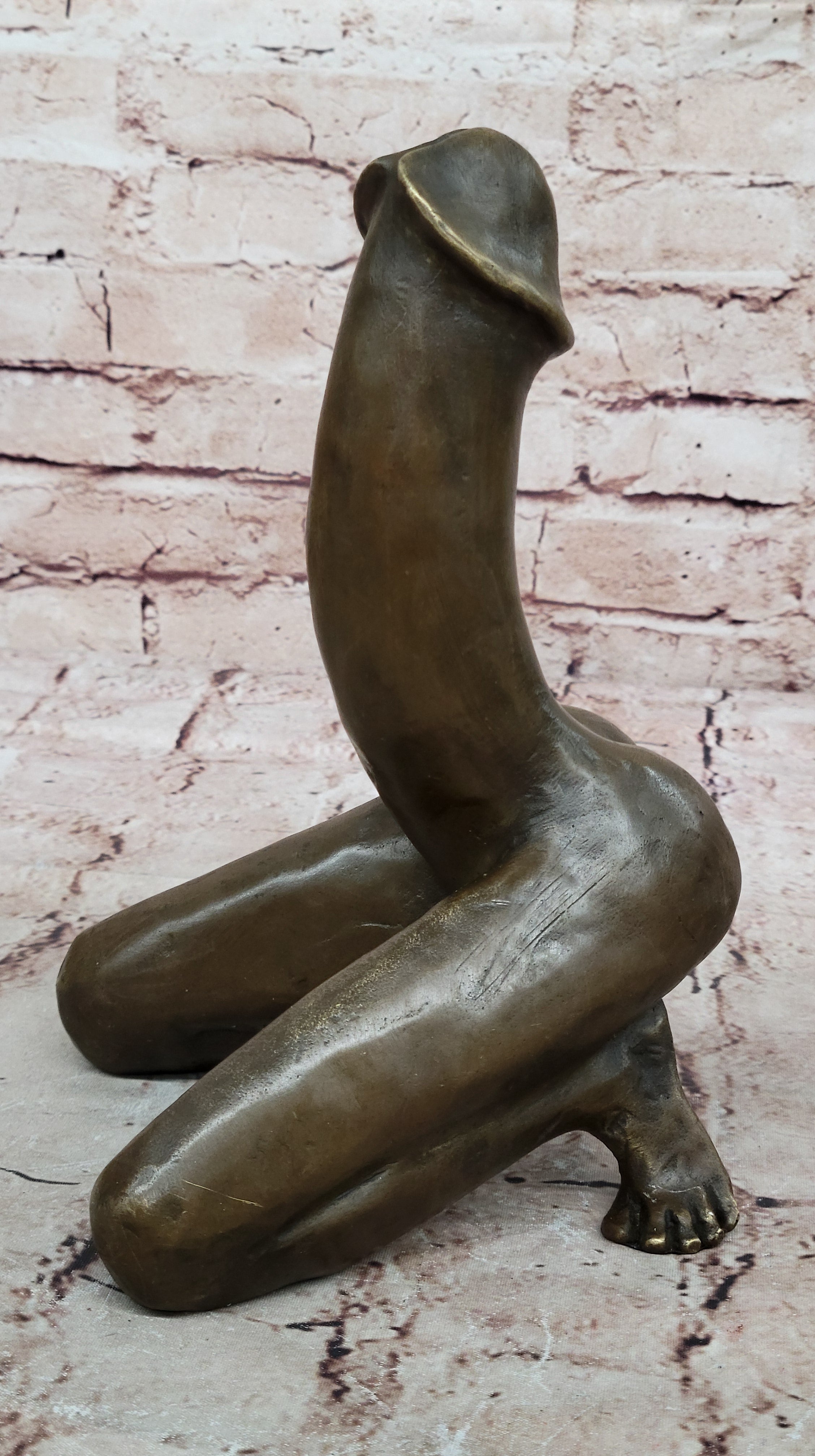 Genuine Solid Bronze Erotic Nude – Signed Mavchi Home Office Decoration