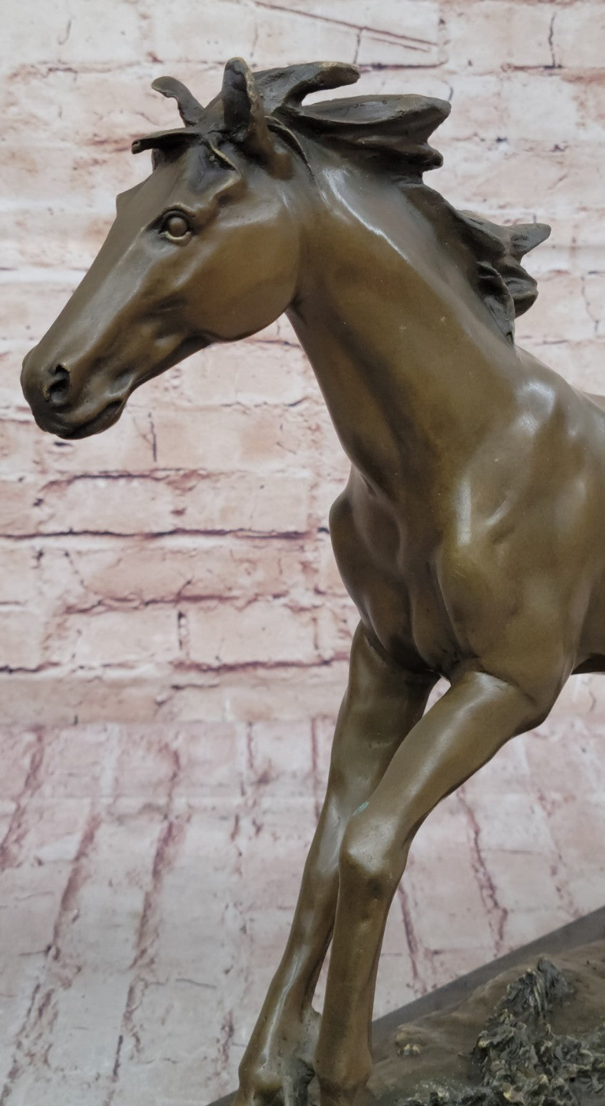 Thoroughbred Horse Lover SUPER DEAL Gift Equestrian Bronze Sculpture Statue