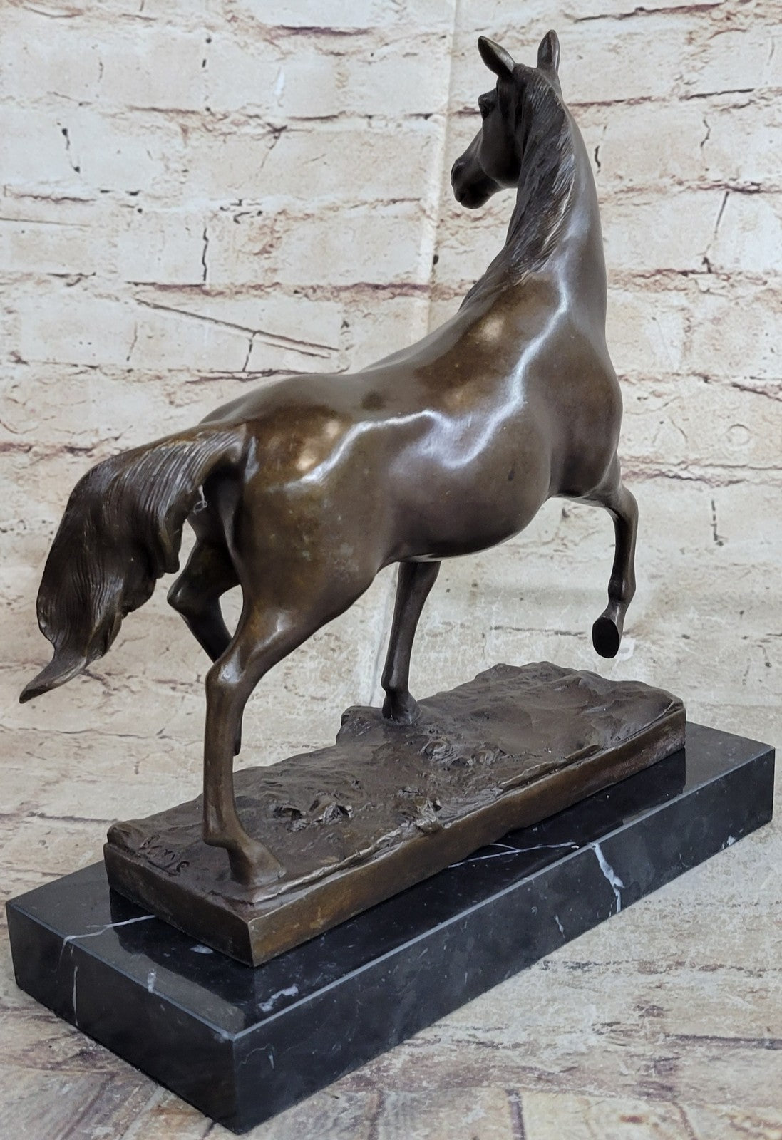 Genuine 100% Solid Bronze Horse Lovers Horse Sculpture Statue Equestrian Sale