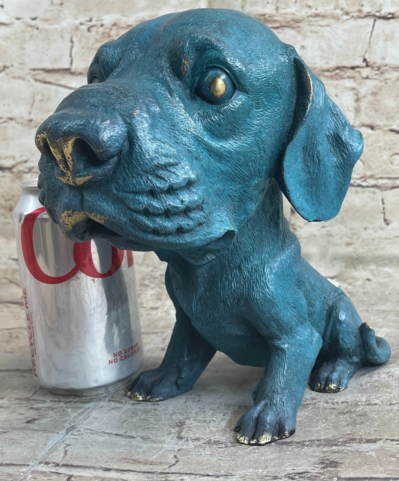 Labrador Dog Bust Bookend Bronze Home Art Statue Sculpture Breeder Kennel Gift