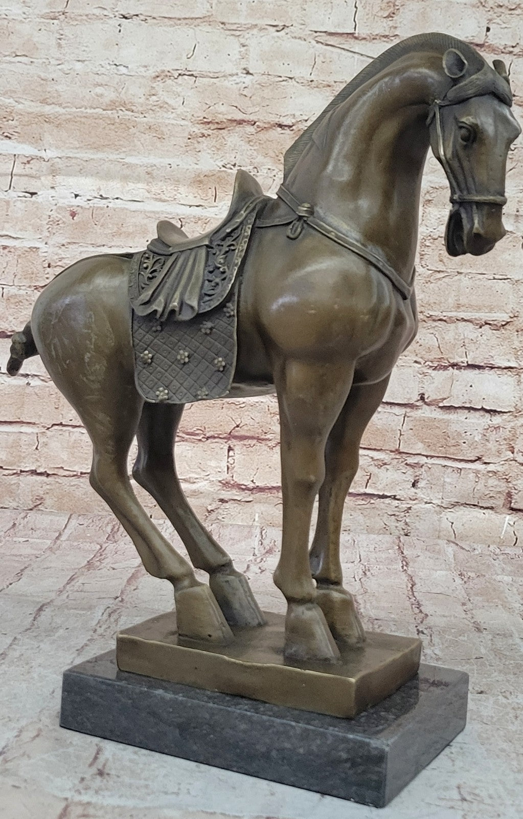 Bronze Sculpture Chinese Tang Horse Limited Signed and Numbered Statue DECO SALE