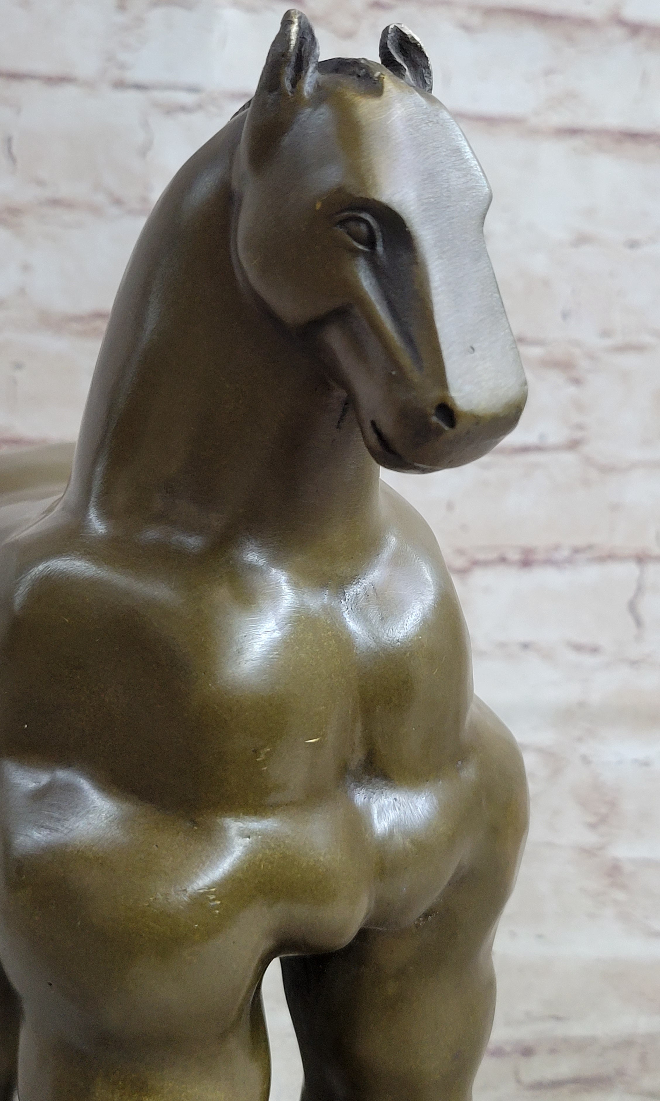 Stuning Bronze Statue Fernando Botero " Chubby Horse" Abstract Modern Artwork