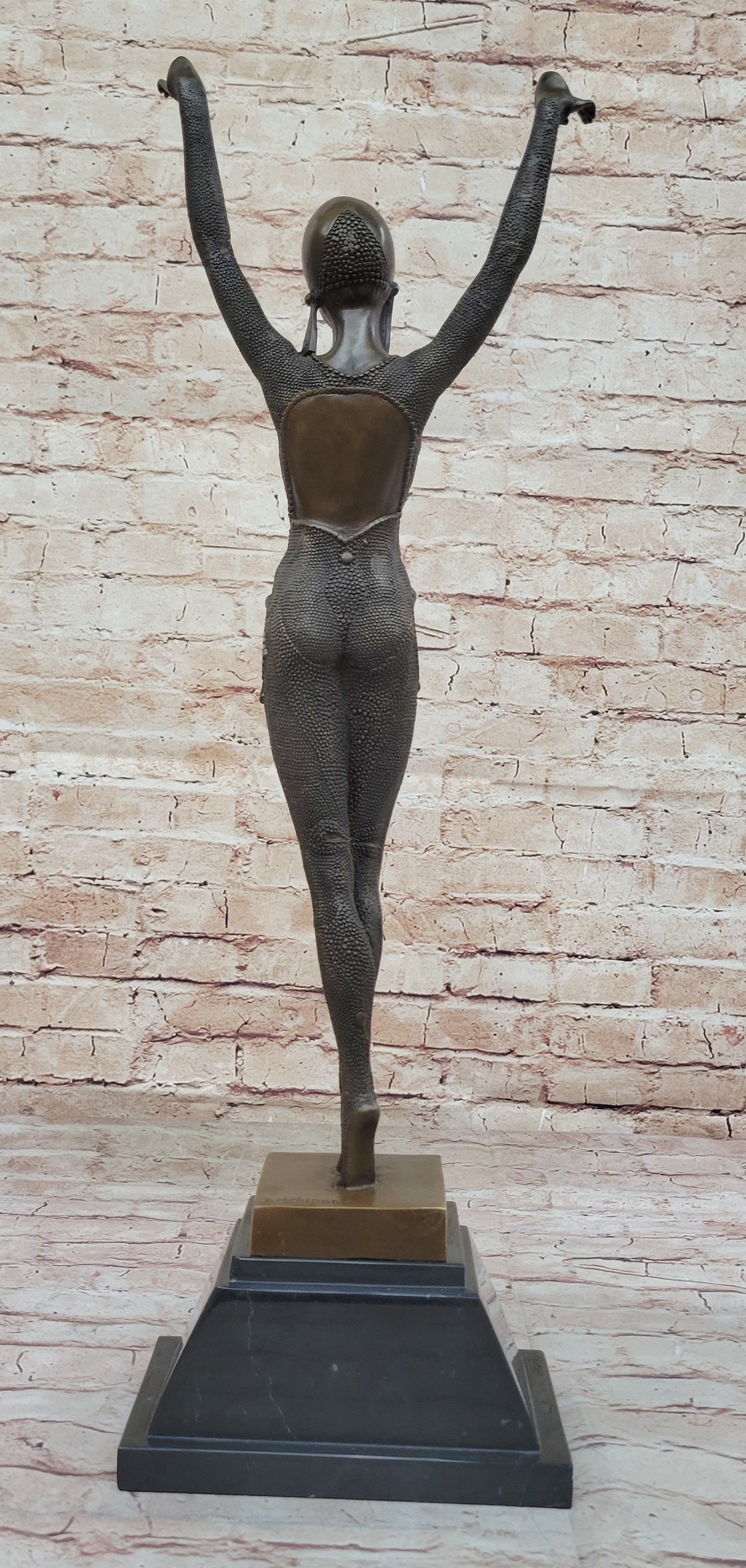 Brown Patina Starfish Dancer by Demetre Chiparus Hot Cast Classic Artwork Figure